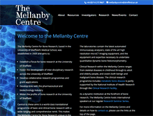 Tablet Screenshot of mellanbycentre.org